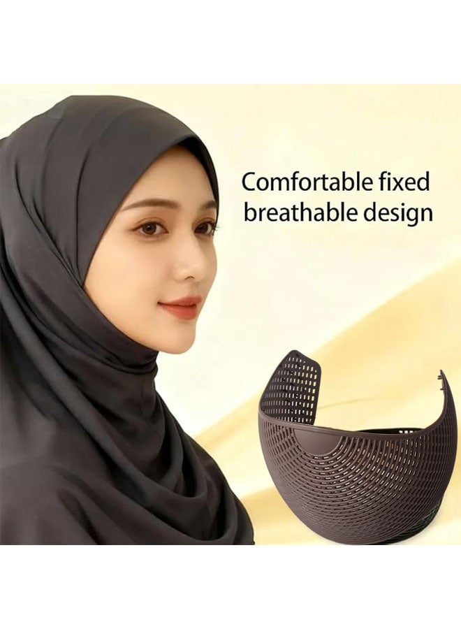 Happy D Muslim Headscarf Fixer, Headband and Scarf Accessories for Muslim Women, Comfortable Daily Wear & Special Occasions, Perfect for Scarf & Headwear, Essential Hijab Accessories - Image 2